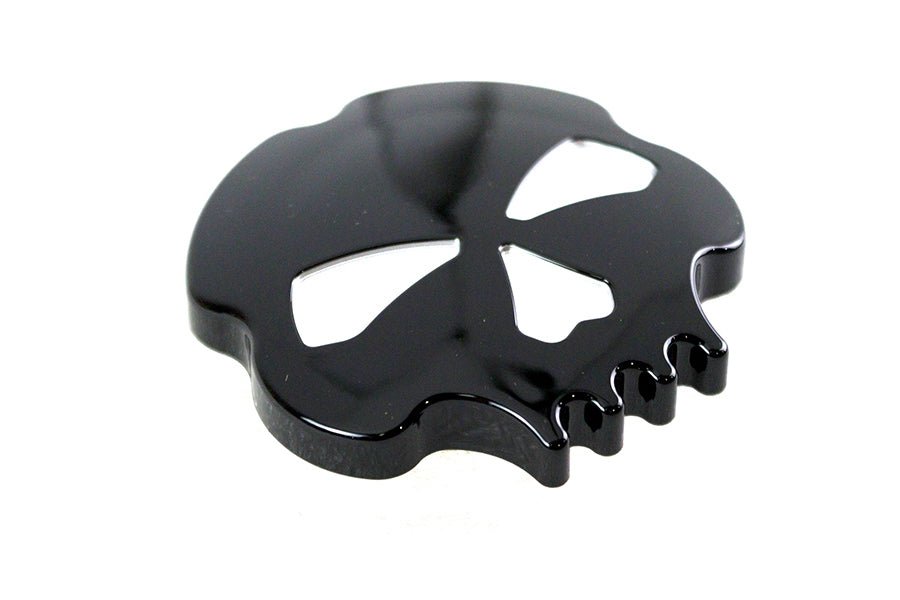 HARLEY Skull Left Side Gas Cap Black fits 2018-UP FXST, except FXBB, FXBR, FXBRS, FXFB AND FXFBS 2018-UP FLST, except FXBB, FXBR, FXBRS, FXFB AND FXF
