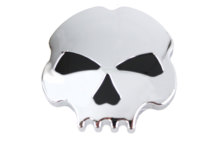 HARLEY Skull Left Side Gas Cap Chrome fits 2018-UP FXST, except FXBB, FXBR, FXBRS, FXFB AND FXFBS 2018-UP FLST, except FXBB, FXBR, FXBRS, FXFB AND FX