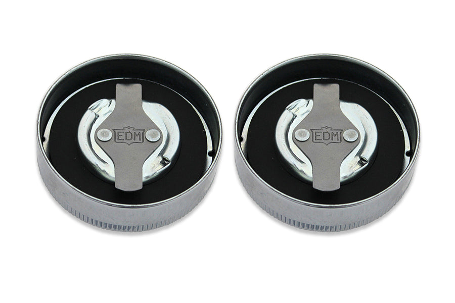 HARLEY Replica Eaton Vented Gas Cap Set fits 1936-1938 EL,   1936-1938 UL,