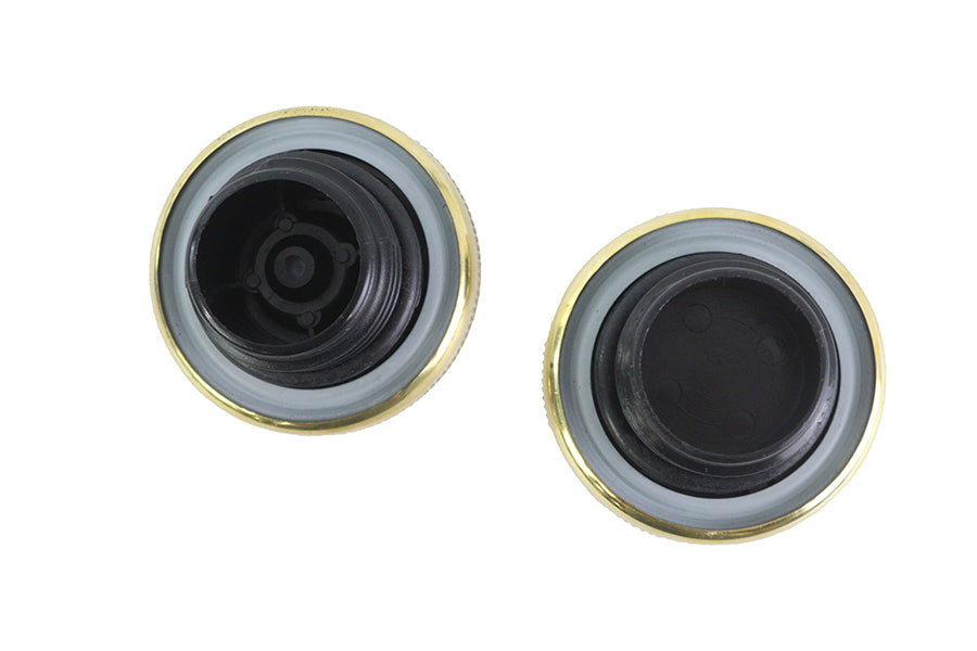 HARLEY Ratcheting Style Gas Cap Set Vented and Non-Vented fits 1984-1995 FXST,   1986-1995 FLST,   1983-1984 FL,   1983-1984 FX,   1983-1984 FXR,   1