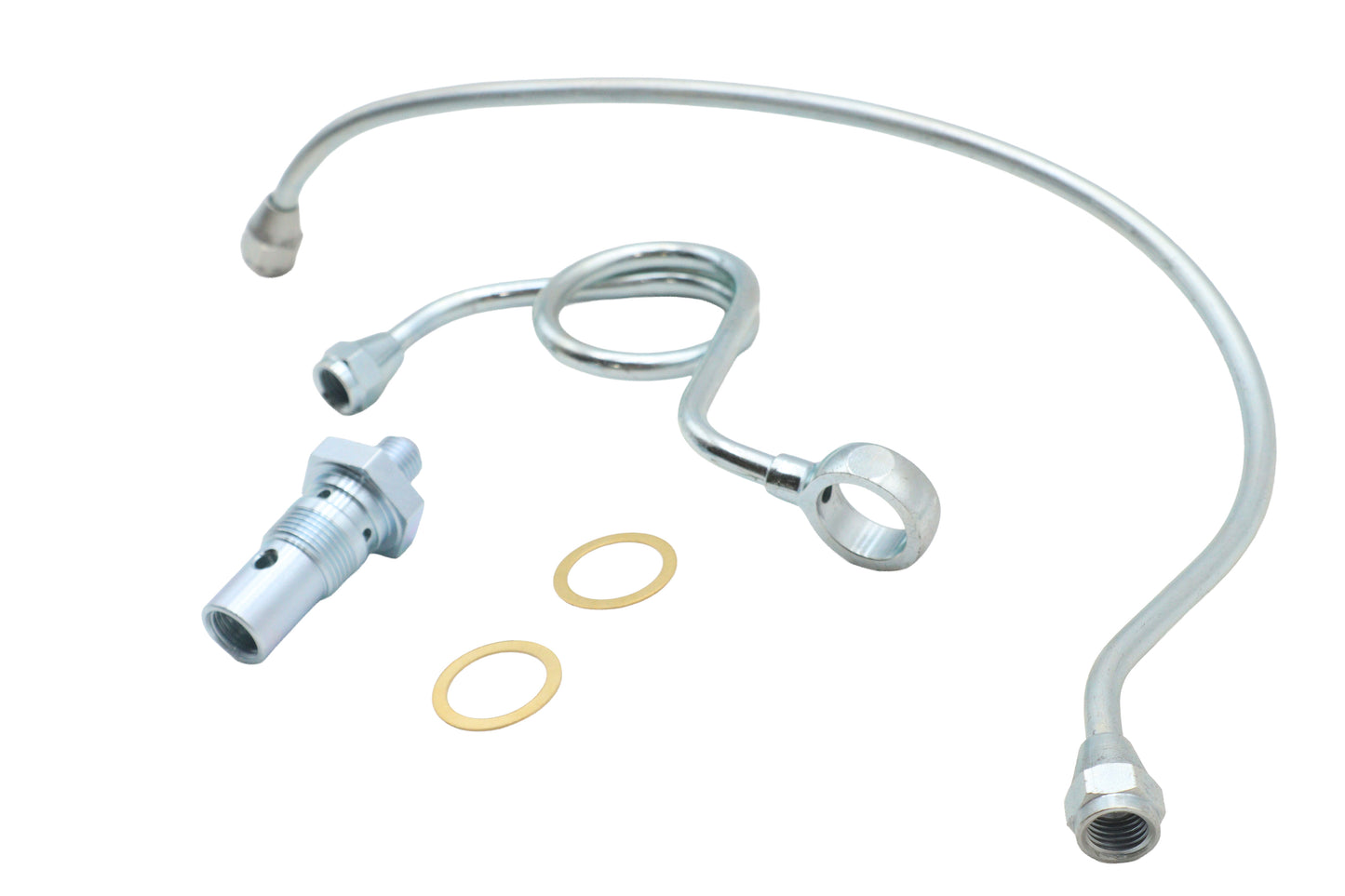 HARLEY Chrome Crossover Gas Line Kit fits FL 1942-1949