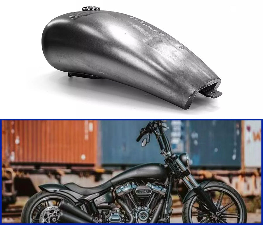 HARLEY M8 Stretch 5.00 Gallonen Benzintank Roh, passend für 2018-2022 FLST, 2018-2022 FXST,