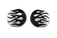 HARLEY Tankdeckel-Set, belüftet und unbelüftet, im Flammen-Stil, passend für 1983-1984 FL, 1984-1995 FXST, 1986-199