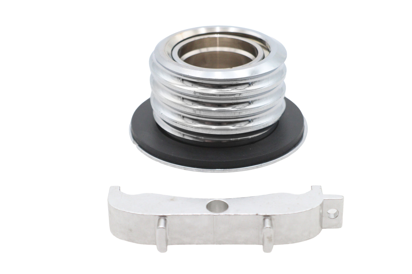 NON-VENTED LOCKING GAS CAP, CHROME