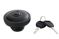 HARLEY Locking Bung Gas Cap Black Fits 1982-1995 XL,   1991-1995 FXD,   1982-1995 FLT,   1982-1995 F