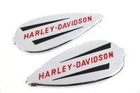 HARLEY Right and Left Gas Tank Emblem Set fits 1940-1946 EL,   1941-1946 FL,   1941-1946 U,   1941-1946 W,   1941-1946 G,