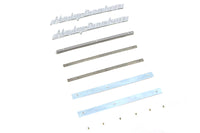 HARLEY 1951-1954 Emblem-Kit mit Edelstahlstreifen Passt 0-  Custom, Anwendung