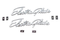 HARLEY Electra Glide Fender Emblemsatz Passend für 1965-1984 FL,