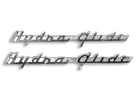 HARLEY Front Fender  inchHydra Glide inch Emblem Set Fits 1950-1951 FL,