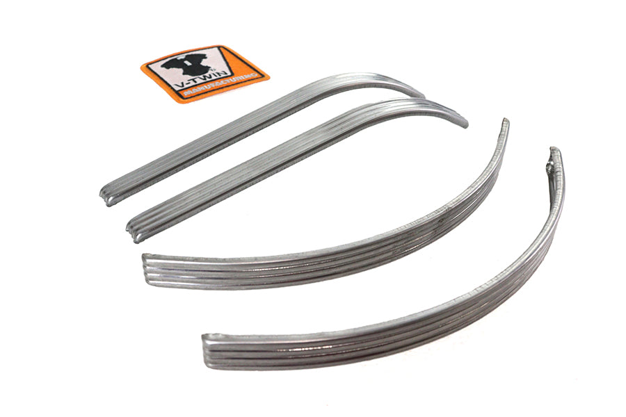 HARLEY Knucklehead Tank Edelstahl Zierleisten Set 1940-46 Passend für 1940-1946 FL,   1940-1946 EL,   1940-1