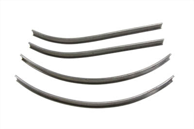 HARLEY Mount Strips for Gas Tank Emblems Raw Steel Fits 1937-1946 FL,
