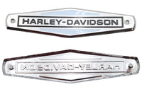 HARLEY Eagle Iron 1966-1972 Tankemblem-Set mit schwarzer Schrift Passend für 1966-1972 FL,