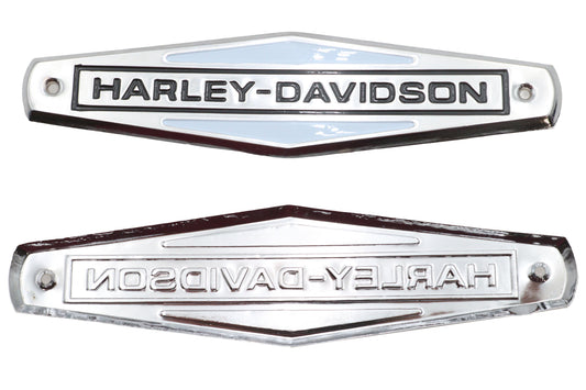 HARLEY Eagle Iron 1966-1972 タンクエンブレムセット ブラックレタリング 1966-1972 FL適合、