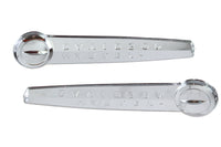 HARLEY OE Emblem-Set mit schwarzen Schriftzügen, passend für 1947–1950 FL,