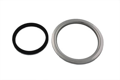 HARLEY Bung Type Filler Ring Polished Stainless Steel Fits 1996-UP FXST,   1996-UP FLST,   1996-2017