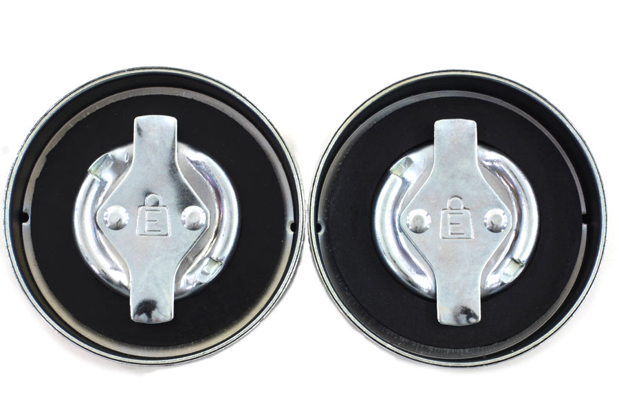 HARLEY Replica Eaton Vented Gas Cap Set fits 1936-1938 EL,   1936-1938 UL,