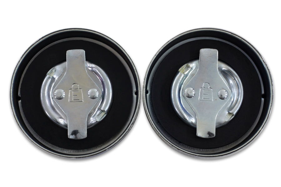 HARLEY Replica Eaton Vented Gas Cap Set fits 1941-1964 FL,   1939-1940 EL,