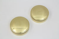 HARLEY Replica Eaton Style Gas Cap Set Vented fits 1941-1964 FL,   1938-1948 UL,   1936-1940 EL,