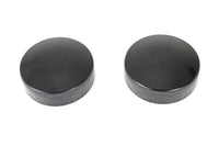 HARLEY Replica Eaton Style Gas Cap Set Vented Black fits 1936-1940 EL,   1941-1964 FL,   1938-1948 UL,
