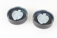 HARLEY Replica Eaton Style Gas Cap Set Vented Black fits 1936-1940 EL,   1941-1964 FL,   1938-1948 UL,