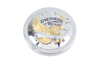 HARLEY Eagle Spirit Tankdeckel (nicht belüftet) passend für 1996-1999 FLT, 1996-1999 FXST, 1996-1999 FLST,