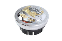 HARLEY Eagle Spirit Tankdeckel, nicht belüftet, gold, passend für 2000-2017 FLST, 2000-2017 FXST,