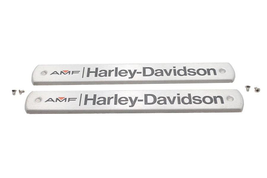 HARLEY AMF Benzintank-Emblem-Set passend für 1972-1975 FL, 1972-1975 FX,