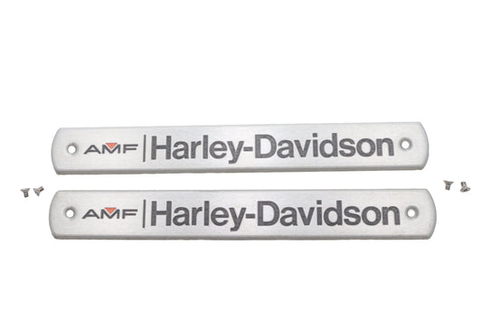 HARLEY AMF Gas Tank Emblem Set Fits 1972-1975 FL,   1972-1975 FX,