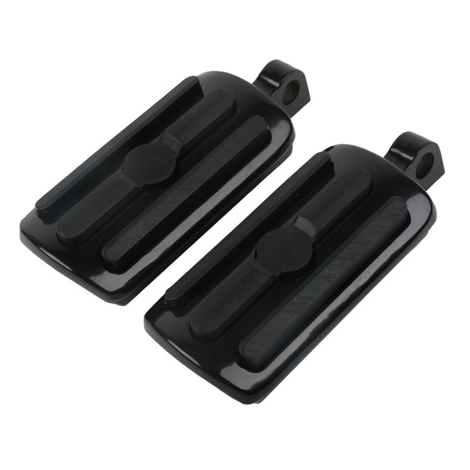 Custom Chrome HARLEY GLOSS BLACK HIGHWAY PEGS FITS MOST HD MODELS