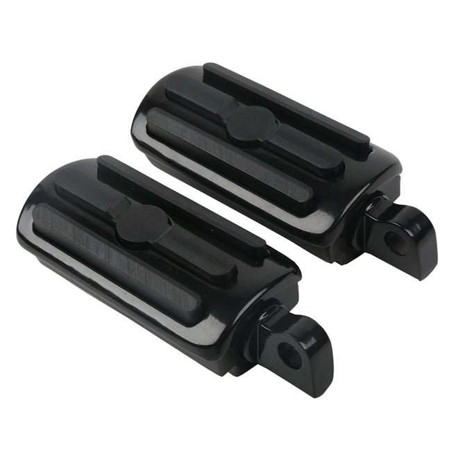 Custom Chrome HARLEY GLOSS BLACK HIGHWAY PEGS FITS MOST HD MODELS