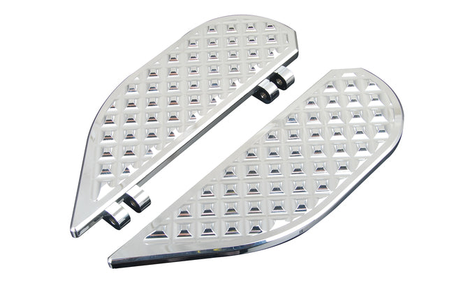 Custom Chrome HARLEY CHROME WAFFLE MAKER DRIVER FLOORBOARDS