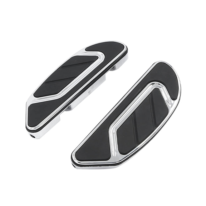 Custom Chrome HARLEY CHROME MOONSHOTS PASSENGER FLOORBOARDS L.9.1" W.3" H.1"