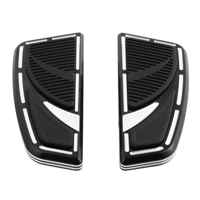 Custom Chrome HARLEY GLOSS BLK VENOMS PASSENGER FLOORBOARDS L.8.66 W.3.35 H.1.38