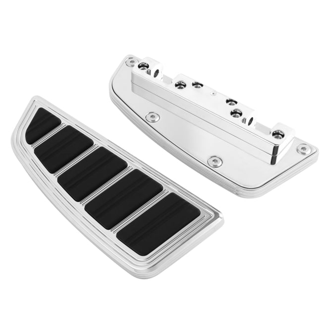 Custom Chrome HARLEY CHROME PHARAOH PASSENGER FLOORBOARDS L.8.66" W.3.35" H.1.38"