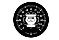 HARLEY Schwarze Blech-Tachometerblende Passend für 1941-1980 FL,   1936-1952 EL,