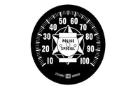 HARLEY Schwarzes Blech Tacho Ziffernblatt Passt für 1941-1980 FL, 1936-1952 EL,