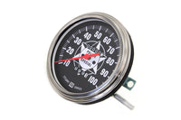 HARLEY Tachometer mit 2:1 Übersetzung und roter Nadel passend für 1941-1967 FL,