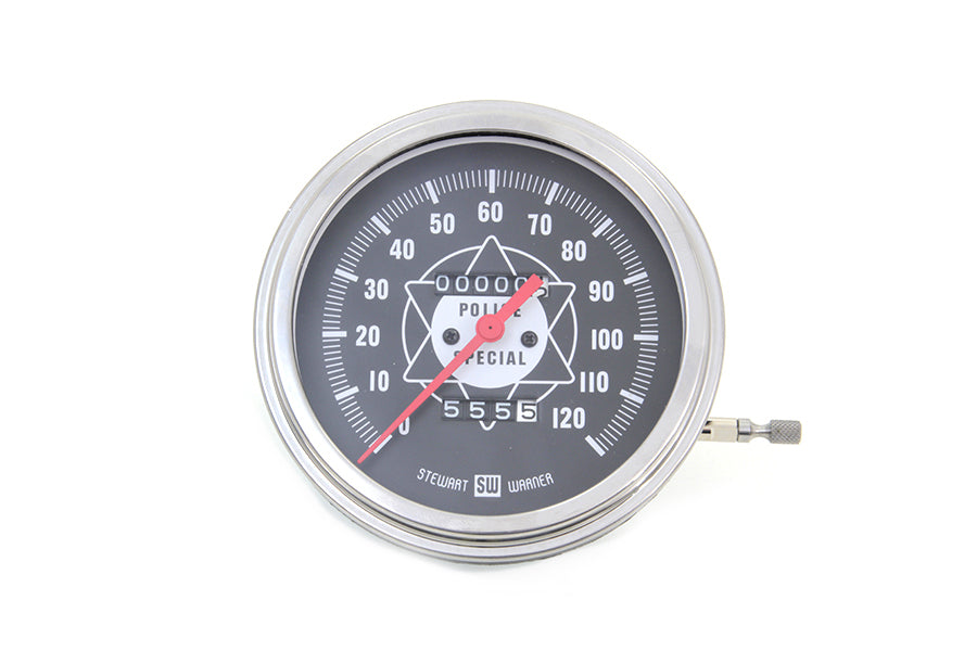 HARLEY Tachometer mit 1:1 Übersetzung und roter Nadel, passend für 1968-1980 FL,