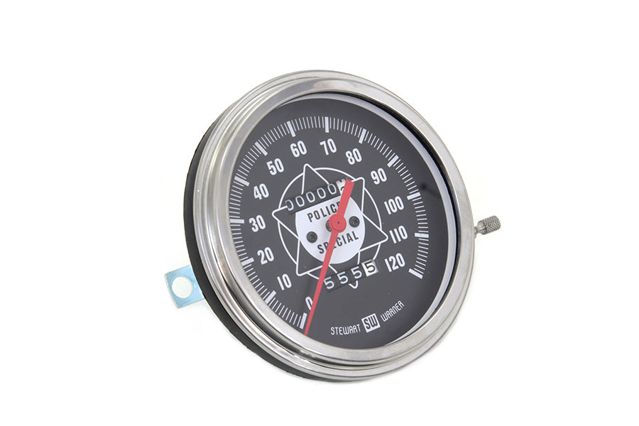 HARLEY Tachometer mit 1:1 Übersetzung und roter Nadel, passend für 1968-1980 FL,