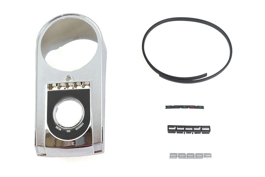 HARLEY Chrome Dash Cover Fits 1996-1999 FXST,   1996-1999 FLST,