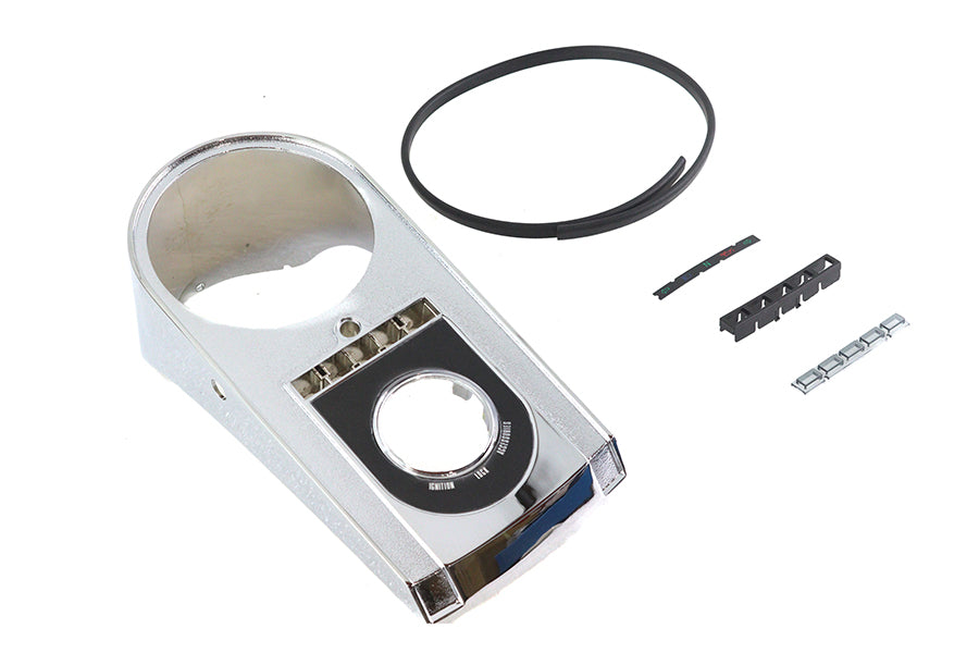 HARLEY Chrome Dash Cover Fits 1996-1999 FXST,   1996-1999 FLST,