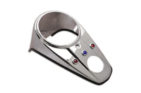 HARLEY Chrom Dreifach-Armaturenbrettblende passend für 1962-1967 FL,