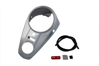 HARLEY Chrom-Armaturenbrett mit zwei Lichtern, passend für 1947–1961 FL,