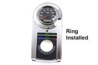 HARLEY Chrom Tachometer-Adapterring-Kit, passend für 1968-1995 FLST,   1968-1995 FLST,