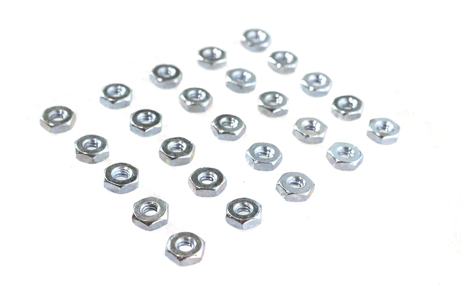 HARLEY Zinc Hex Nut 6/32 inch Standard Fits 0-  All, Models