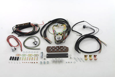 HARLEY Kabelbaum für Drei-Leuchten-Armaturenbrett passend für 1962-1964 FL,