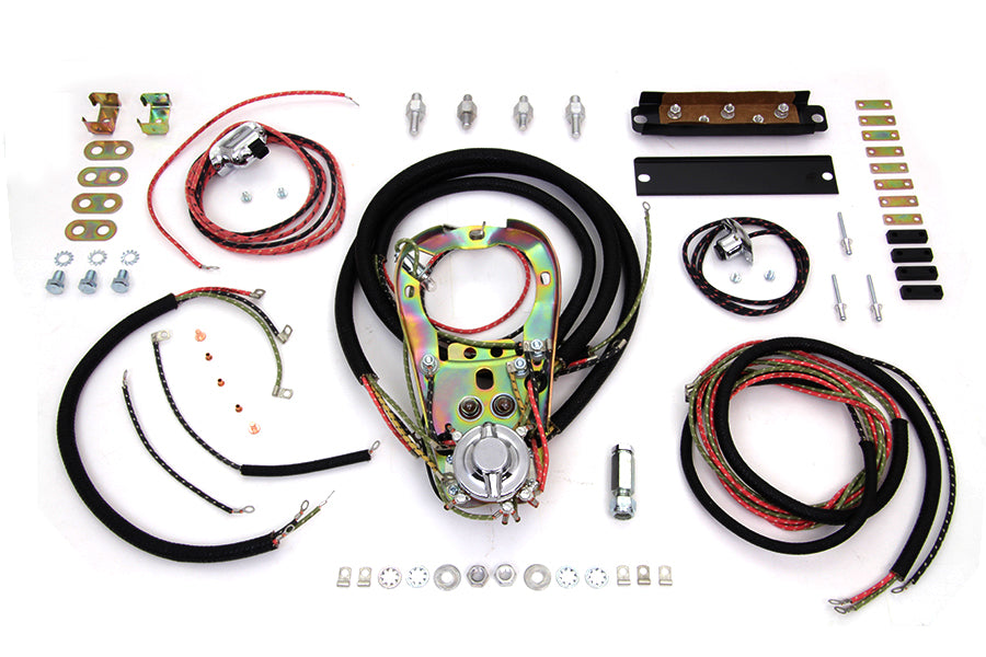 HARLEY Two Light Dash Base Wiring Harness Assembly Fits 1948-1948 FL,