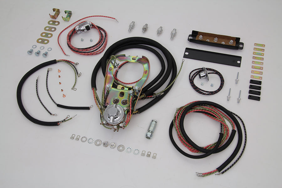 HARLEY Two Light Dash Base Wiring Harness Assembly Fits 1948-1948 FL,