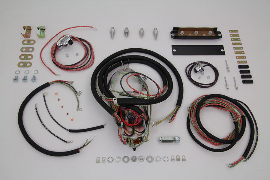 HARLEY Two Light Dash Base Wiring Harness Assembly Fits 1948-1948 FL,