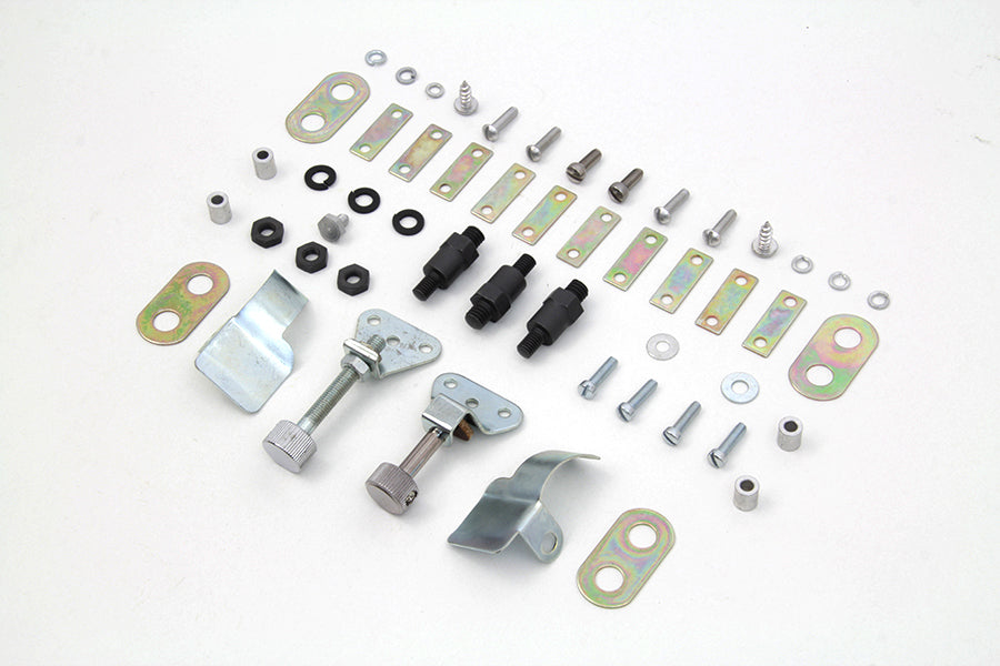 HARLEY Cateye Armaturenbrett-Schalter- und Bolzen-Kit Passend für 1939-1946 FL, 1939-1946 WL, 1939-1946 UL,